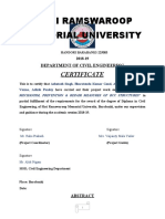 Shri Ramswaroop Memorial University: Certificate