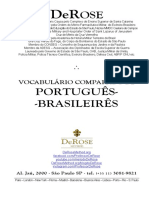 Pocket - Vocabulario Comparado de Portugues Brasileires