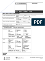 Physical Therapy Patient Pelvic Floor Assessment Form