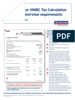 A Guide To Our HMRC Tax Calculation & Tax Year Overview Requirements