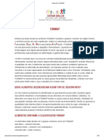 Alimentos FODMAP baixo, médio e alto