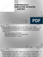 PR Pertemuan 8-Bab 9-Sistem Aktuator Elektrik