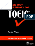 - Check Your Vocabulary for TOEIC
