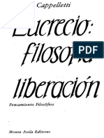 (Pensamiento Filosófico) Angel J. Cappelletti - Lucrecio _ La Filosofía Como Liberación-Monte Avila Editores (1987)