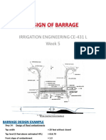 Irrigation Engineering Ce-431 L Week 5