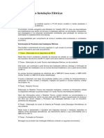 Prontuário de Instalações Elétricas - como organizar e o que conter