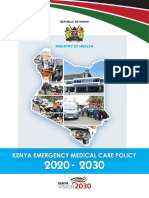 Kenya Emergency Medical Care Policy