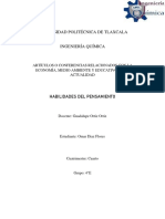 Articulos. - Economia, Medio Ambiente y Educativo en La Actualidad