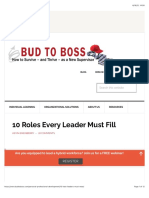 10 Roles Every Leader Must Fill