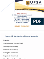 Accounting & Financial Systems MCPC 606: Service Excellence