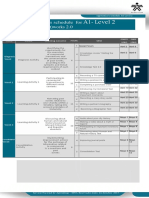 A1-Level 2: Apprentice's Schedule For