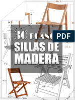 30 Planos para Hacer Sillas de Madera