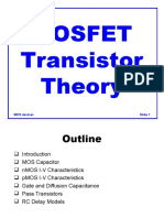 Mosfet Transistor Theory: Slide 1 MOS Devices