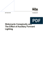 Motorcycle Conspicuity and The Effect of Auxiliary Forward Lighting