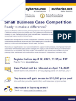 Small Business Case Competition: Ready To Make A Difference?