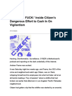 FIND THIS FUCK - Inside Citizen's Dangerous Effort To Cash in On Vigilantism