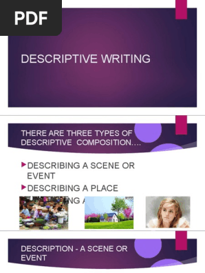 Descriptive Writing