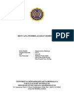 Rencana Pembelajaran Semester: Jl. Tamansari KM 2,5 Kota Tasikmalaya Telp./Fax: (0265) 2350982