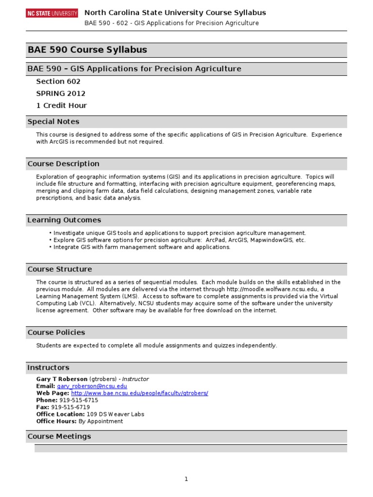 GIS Applications For Precision Agriculture | PDF | Arc Gis | Geographic ...