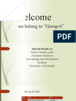 Welcome: We Belong To "Group-6"