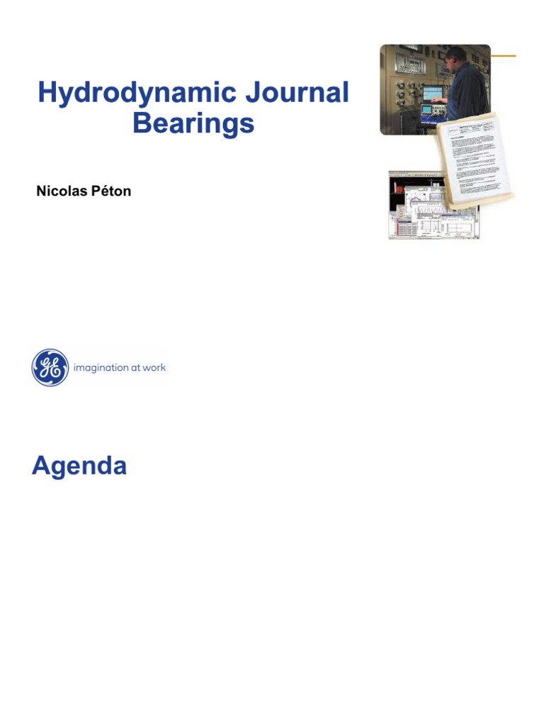 11Hydrodynamic Journal Bearing Rev00 PDF Force Physical Phenomena