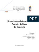 Requisitos para La Apertura de Una Agencia de Viajes en Venezuela