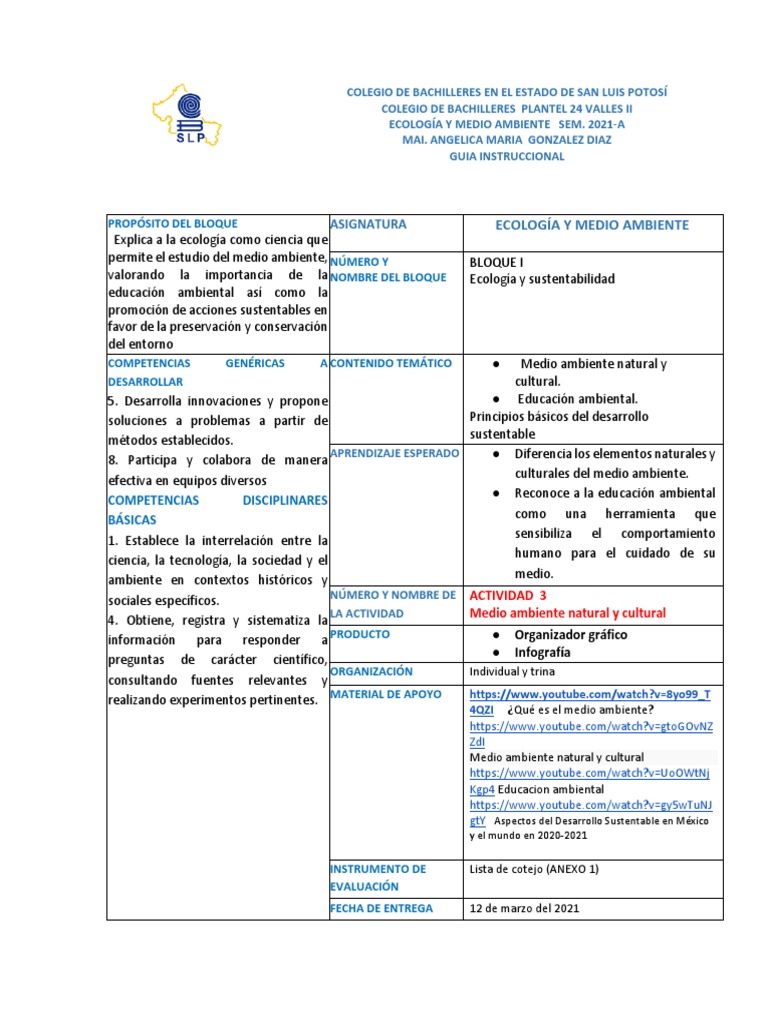 Ecología y Sustentabilidad en Educación | PDF | Entorno natural ...