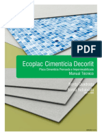 Manual Tecnico Ecoplac Placa Cimenticia 11 13