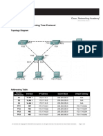 Lab 5.5.1: Basic Spanning Tree Protocol: Topology Diagram