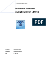 Attock Cement Pakistan Limited: Analysis of Financial Statement of
