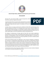 JSAF - Declaración - RFP Banda Ancha