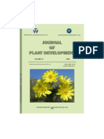 Journal of Plant Development2009