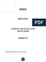 MODULE - SAFETY, HEALTH AND WELLNESS