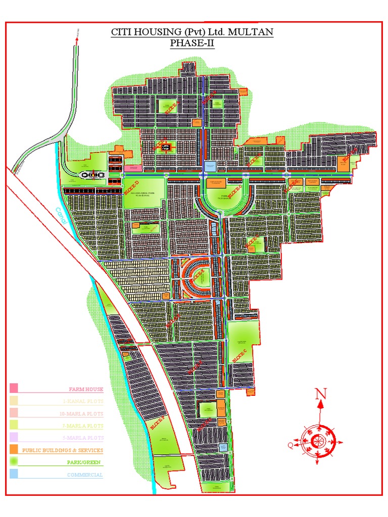 Citi Housing (PVT) Ltd. Multan Phase-Ii: Canal | PDF