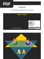 Colóquio Os conflitos parentais - Pedro J. Teixeira 