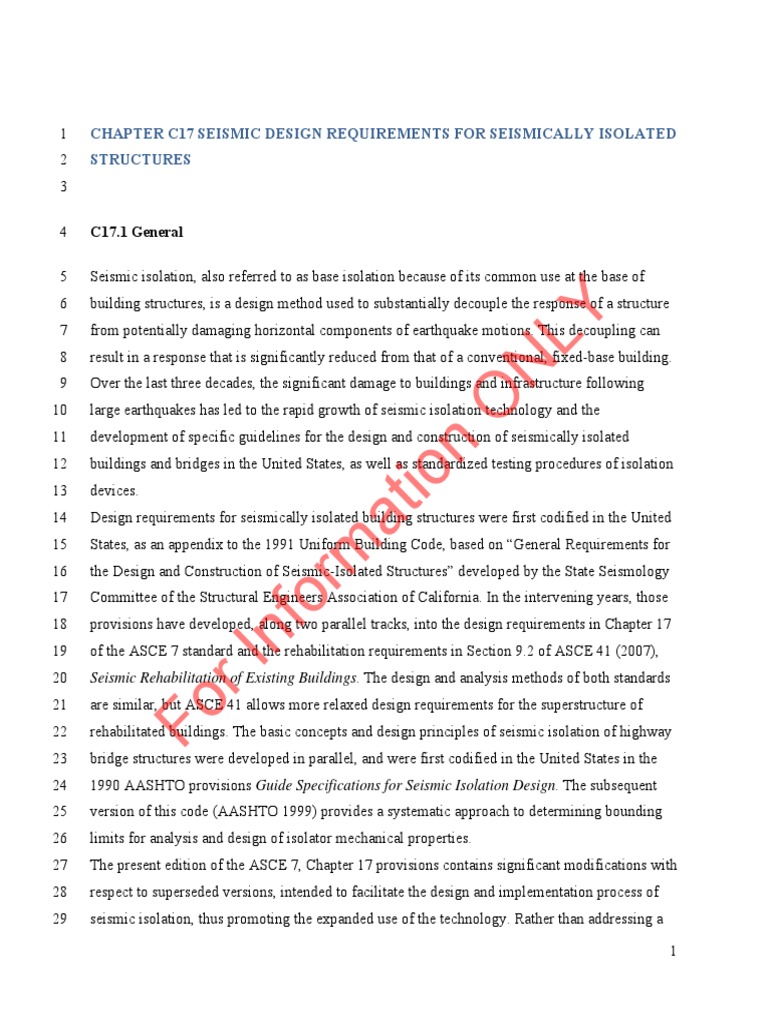 Seismic Design Requirements C17 | PDF | Earthquake Engineering ...