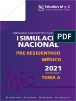 Tema A - I Simulacro Nacional Residentado 2021