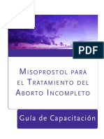 Miso para El Aborto Incompleto. IPAS&Gynuity