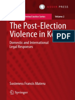 Sosteness Francis Materu (Auth.) - The Post-Election Violence in Kenya - Domestic and International Legal Responses