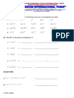 Practiquemos Algebra