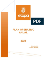 Plan Anual de Inversión 2020 Etapa