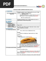 Grade 4 Multiplication Lesson Plan | PDF | Multiplication | Cognition