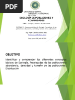 Clase N°2 Ecología y Dinámica de Poblaciones