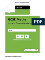 Loci Construction Drill Questions Answer Key