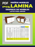 8. 100 Muebles en Melamina