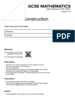 Loci and Construction: (Level 3 - 4)