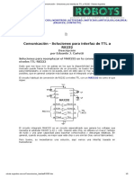 Comunicación - Soluciones para Interfaz de TTL A RS232 - Robots Argentina
