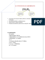 Estructura y Funcion de Los Carbohidratos Tarea