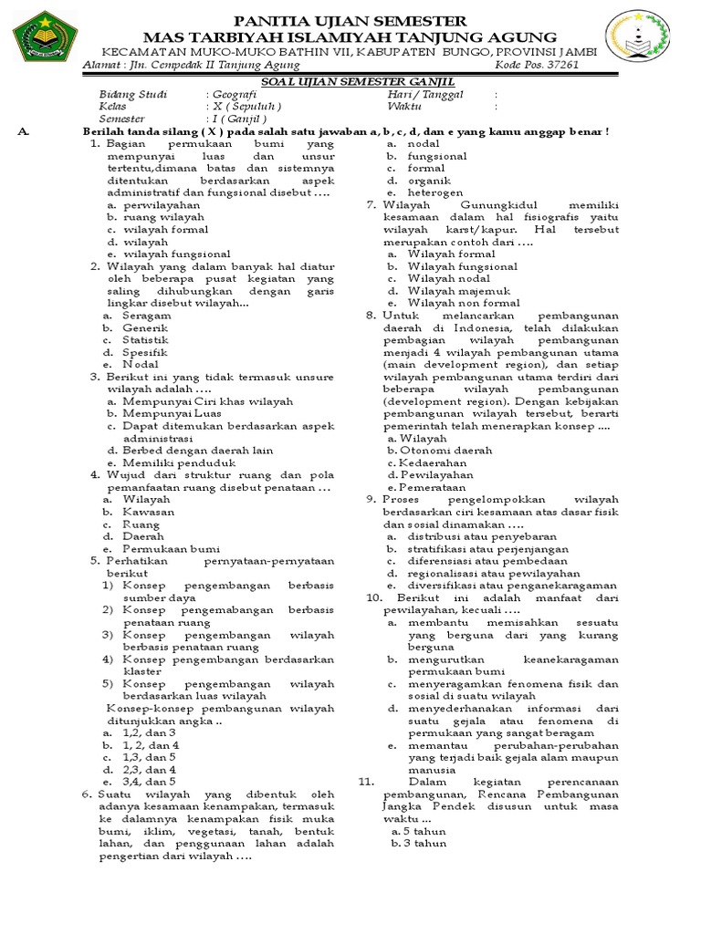 Soal Gegrasi 202 | PDF