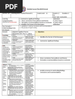 Detailed Lesson Plan (DLP) Format